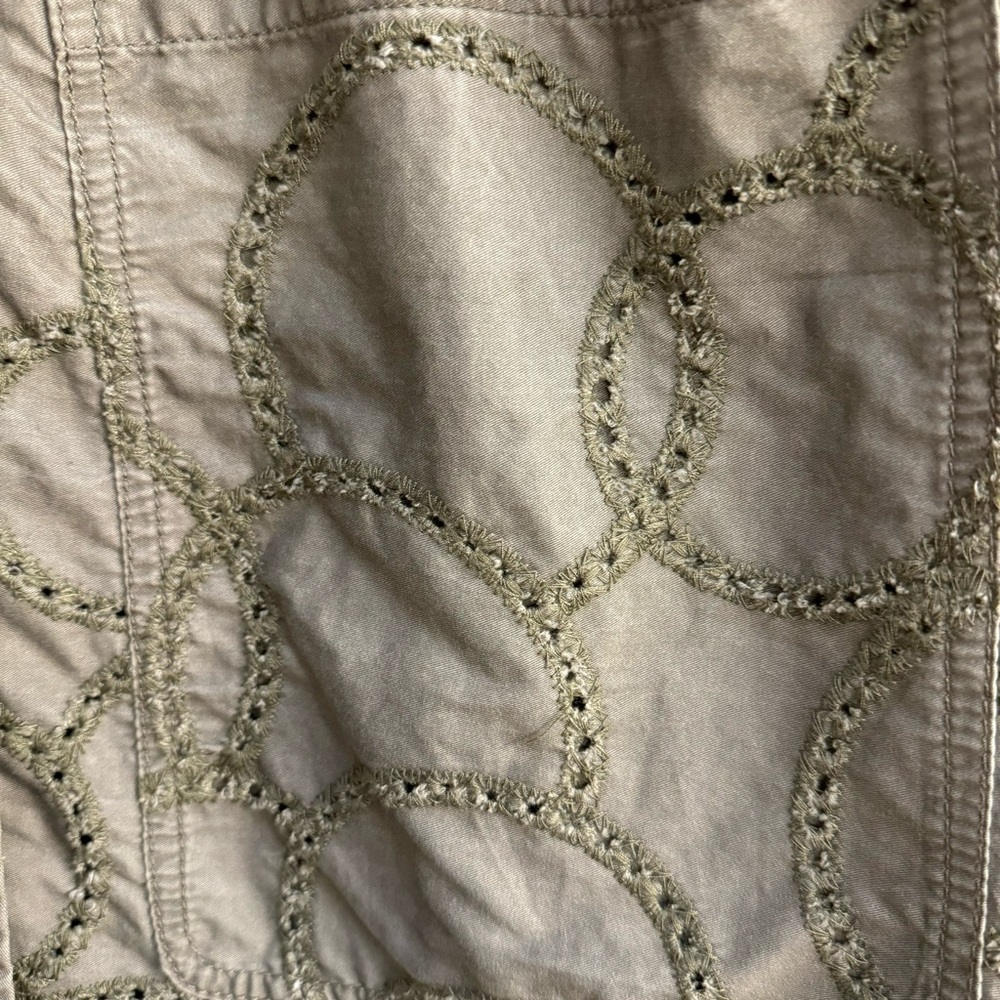 Anthropologie Hei Hei - Moss Scalloped Anorak Jacket - XS (adjustable waist) - Picture 9 of 13